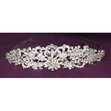 Fashion factory crystal wedding tiara bridal rhinestone crown